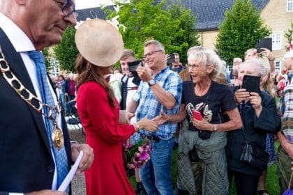 Kronprinsparret deltog i fejringen af Christiansfeld