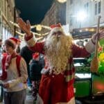 Julemanden ankommer til Kolding